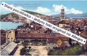 CHORWACJA CROATIA - Split Dalmacja - Panorama Wzgórze Marjan Adriatyk ~1910