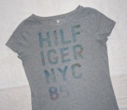 Tshirt z napisami TOMMY HILFIGER r. M/L 38/40 