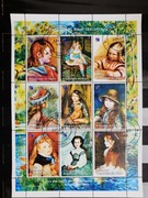 Niger malarstwo -  Pierre Auguste Renoir Yt. Nr. 1311-1319 1998r.