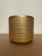 Doniczka Ceramiczna Złota 11x12 cm