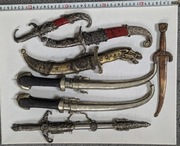 Noże kolekcjonerskie zestaw 7 sztuk