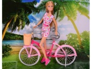 LALKA ANLILY BARB NA ROWERZE ROWER RETRO JEŹDZI