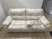 Sofa, kanapa rozkładana, skórzana, Gala