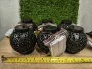 Lampki solarne latarnie lampiony 6 sztuk białe światło