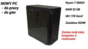 Nowy PC Ryzen 7 5800X / RTX 5060 / 32GB / 1TB SSD / Wi-Fi / Win11 Pro