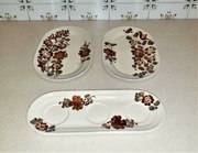 3 półmiski Fajans Włocławek 