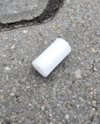 Tulejka ferula z gwintem plastikowym bilard 12mm - 5 szt