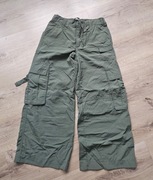 SPODNIE R.134 H&M WIDE LEG KIESZENIE JAK NOWE