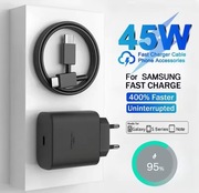 Ładowarka 45W do Samsung + przewód USB-C