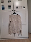 Kremowy dłuższy sweter, F&F 