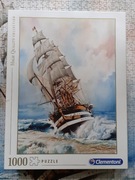 puzzle Clementoni, Amerigo Vespicci, 1000 elementów, używane, kompletne