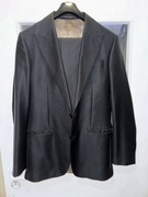 Granatowy garnitur Recman - regular fit - komplet (świetny stan)