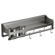 Wielofunkcyjna Półka Kuchenna 43cm – Organizer, Noże, Loft, NOWA