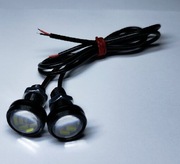 2 sztuki lampa LED 23mm 12 LED 4014, 12V 1 W oczko