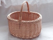 Koszyk wiklinowy na zakupy / grzyby / piknik