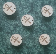 charms9 zawieszka drewno grawer hand made 1,5cm