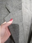 Męska marynarka w kratę Hugo Boss 52 L wełna