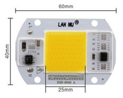 10W  BIAŁY MODUŁ LED COB 230V