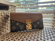 LV Damski Portfel - Skóra Naturalna Louis