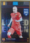 karta piłkarska panini Andres Iniesta limitowana edycja