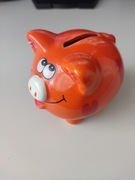 Świnka skarbonka - ceramiczna