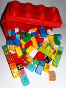 LEGO Duplo 1kg Klocki + pojemnik pudełko LEGO