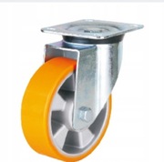 Koło Kółko Koła obrotowe fi 125 mm, aluminium poliuretan wózek 300 kg