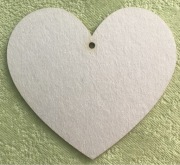 SERCE ZAWIESZKA 10CM SERDUSZKO 4 SZTUKI