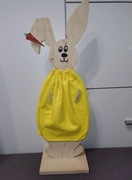 Zając drewniany wielkanocny duży 