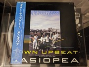 CASIOPEA DOWN UPBEAT LP JAPAN 1PRESS OBI JAZZ-FUSION WINYL