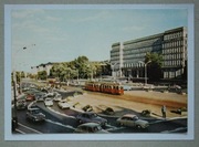 Warszawa.Rondo, Al.Jerozolimskie - Nowy Świat AUTA 1964r