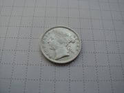 Straits Settlements 10 centów 1896, srebrna moneta srebro