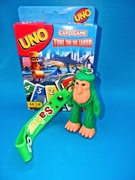 Karty UNO – BRAINROT +  Brelok Zielony Stwór (silikon/PCV)