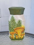 Słoik handmade Decoupage 900ml na suszone grzyby