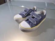 Szare Tenisówki Chłopięce na Rzepy Rozmiar 29