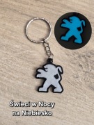 Breloczek Peugeot - Świeci w Nocy! 3d - Druk3d fidget Keychain mixGadzet