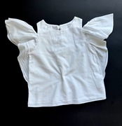 Bluzka biała Hiszpanka f&f bawełniana rozmiar 116/122 cm