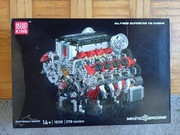 Klocki silnik Ferrari 488 V8- mould King - 2718 części!! Na prezent okazja!