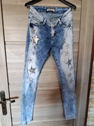 Jeansy ozdobne, rurki DENIM ORIGINAL