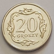 20 gr groszy 2004 r.  odm. A