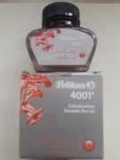 Atrament Pelikan do pióra 30 ml 4001 w butelce czerwony