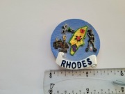 Magnes na lodówkę -  875f. RODOS Mapa 