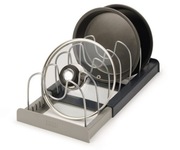 Stojak Organizer Metalowy Na Deski Pokrywki Regulowany Rozsuwany