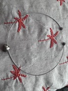 Srebrna 925 unikatowa kolia vintage retro 