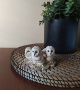 Figurka Trzy Płomykówki Border Fine Arts