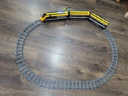 Zestaw Lego pociąg jeżdżący tory zwrotnice peron