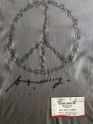 Patti Smith: autograf, podpis na Concert Tour T-shirt (Australia 2009)