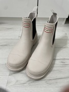 Kalosze krótkie botki Hunter beżowe UK 6/ r. 39