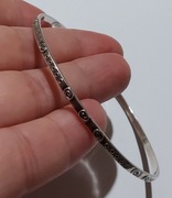 Srebrna stara bransoletka Rytosztuka 