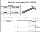 Zapalarka Grzałka Ceramiczna Pellet Kotły Sas Okazja Chojnice